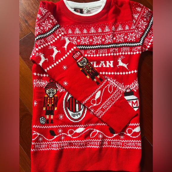 AC Milan Kids Sweater/Zip up Jacket - Picture 2 of 6